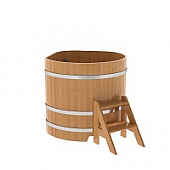 Купель угловая из лиственницы BentWood 1,03х1,03