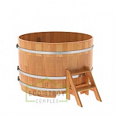 Купель круглая из сращенных ламелей лиственницы BentWood d=1,50