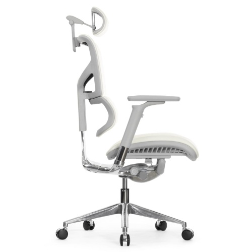 Ортопедическое кресло Falto Leather Premium Белое