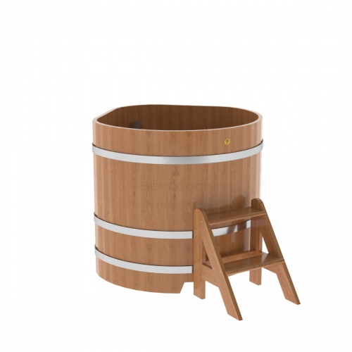 Купель угловая из дуба BentWood 1,03х1,03