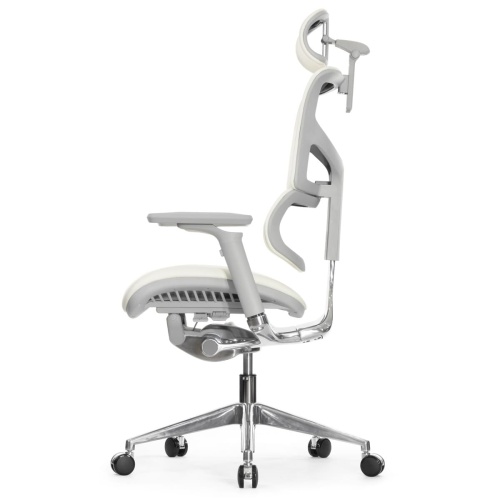 Ортопедическое кресло Falto Leather Premium Белое